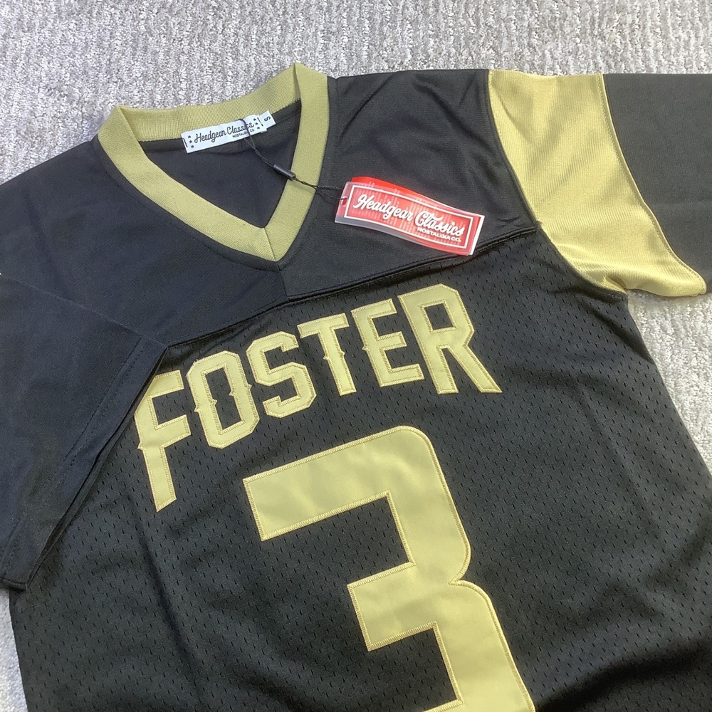 Headgear Classics CeeDee Lamb Foster HS Football Jersey #3 Black Gold Size S NWT